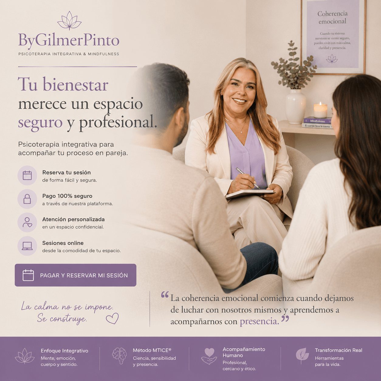 Consulta para parejas con la Dra. Gilmer Pinto